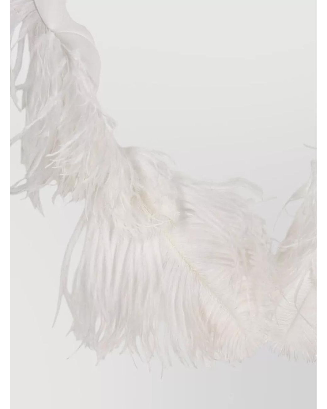 The Attico White Stretch Mini Dress