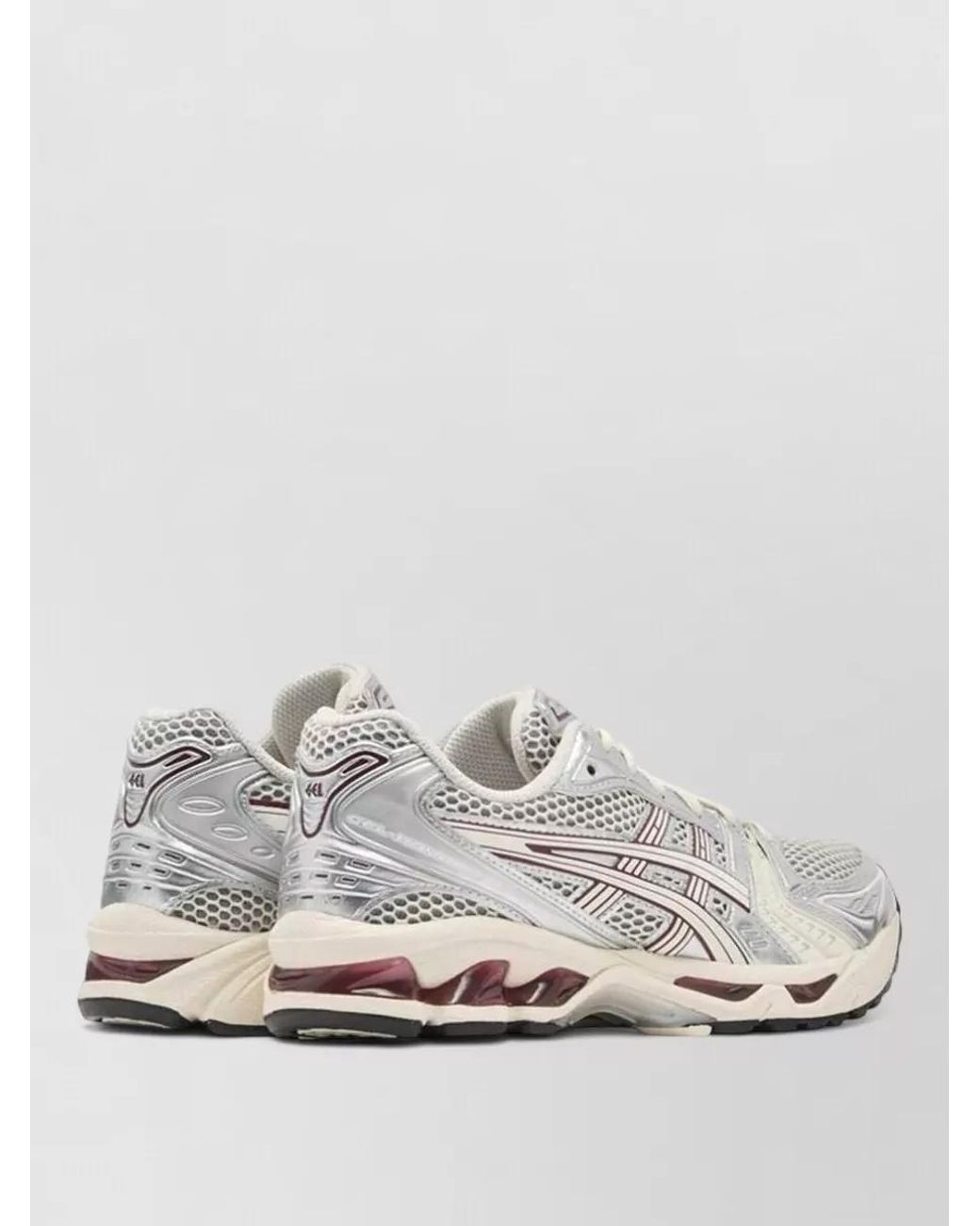 Asics White Mesh Low-Top Sneakers