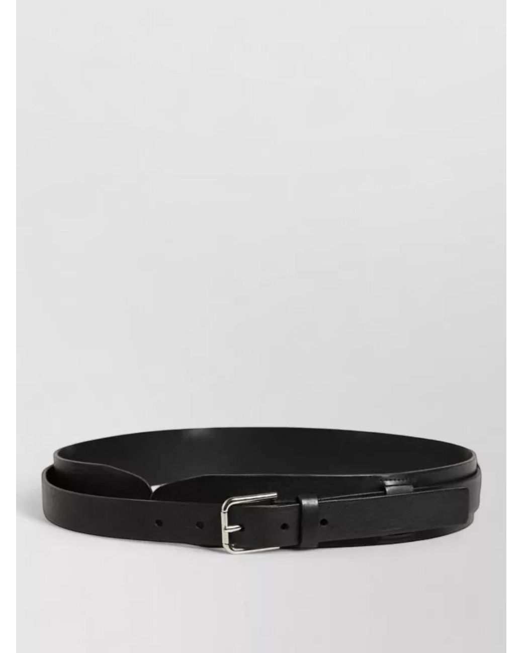 Dolce & Gabbana White Leather Belt for men