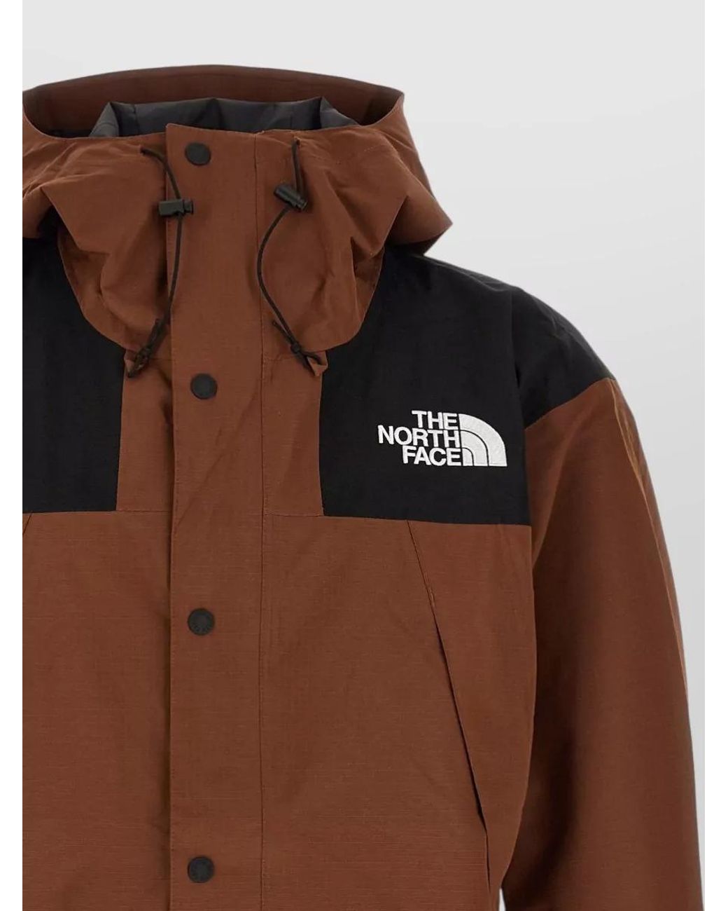 The North Face Brown Hooded Waterproof Jacket for men
