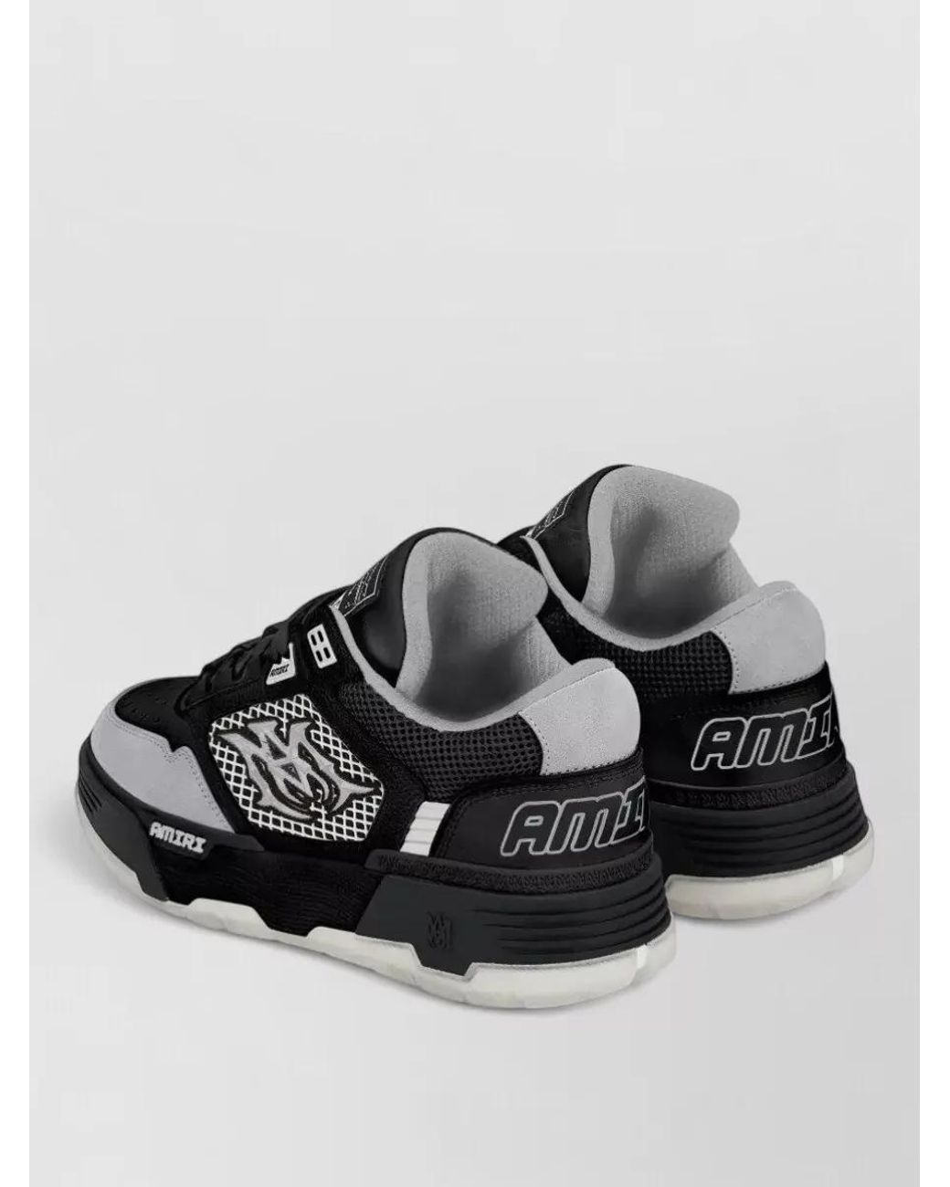 Amiri Black Leather Low-Top Sneakers for men