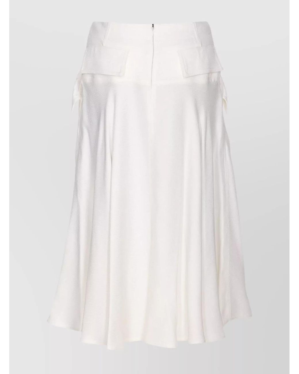 Bottega Veneta Natural A-Line Skirt