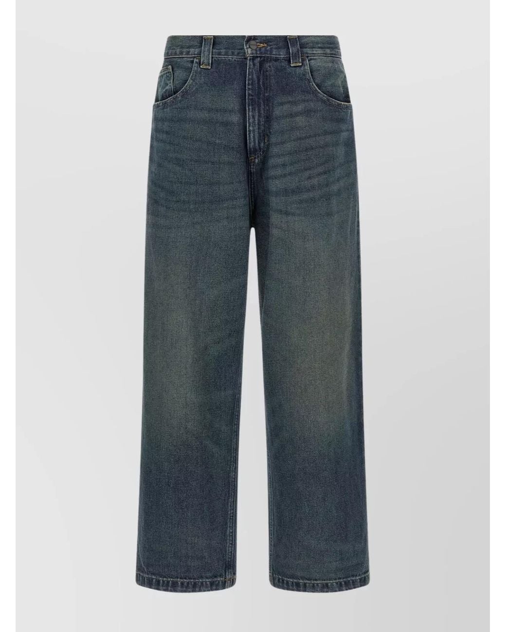 Carhartt Blue 'Brandon' Trousers Featuring Belt Loops for men