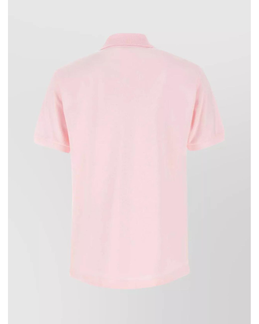 Lacoste Pink Cotton Piqué Short-Sleeve Polo Shirt for men