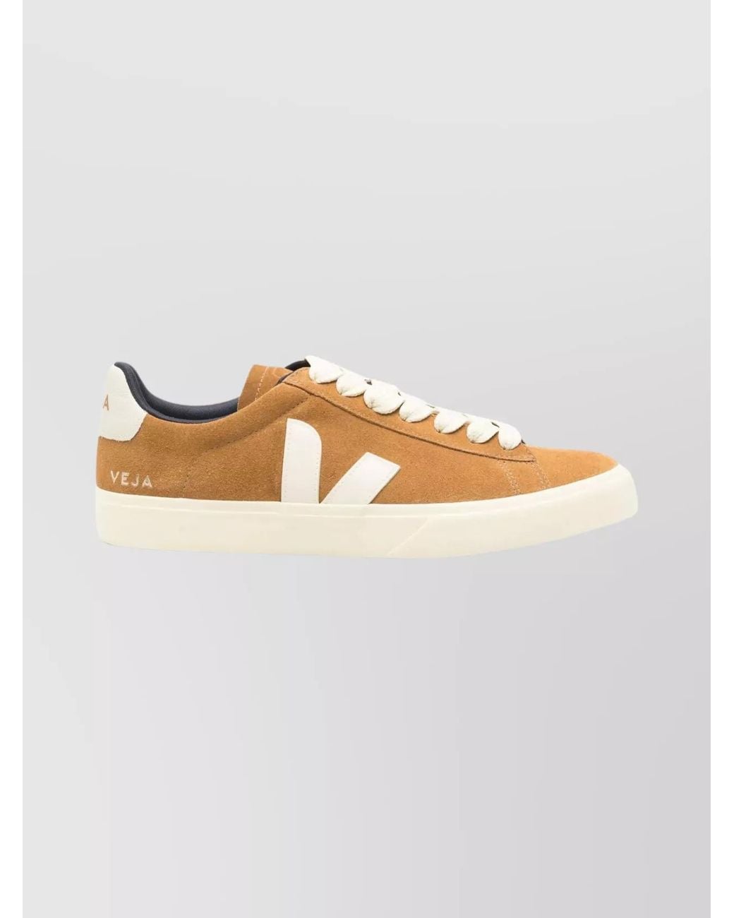 Veja Brown Leather Low-Top Sneakers