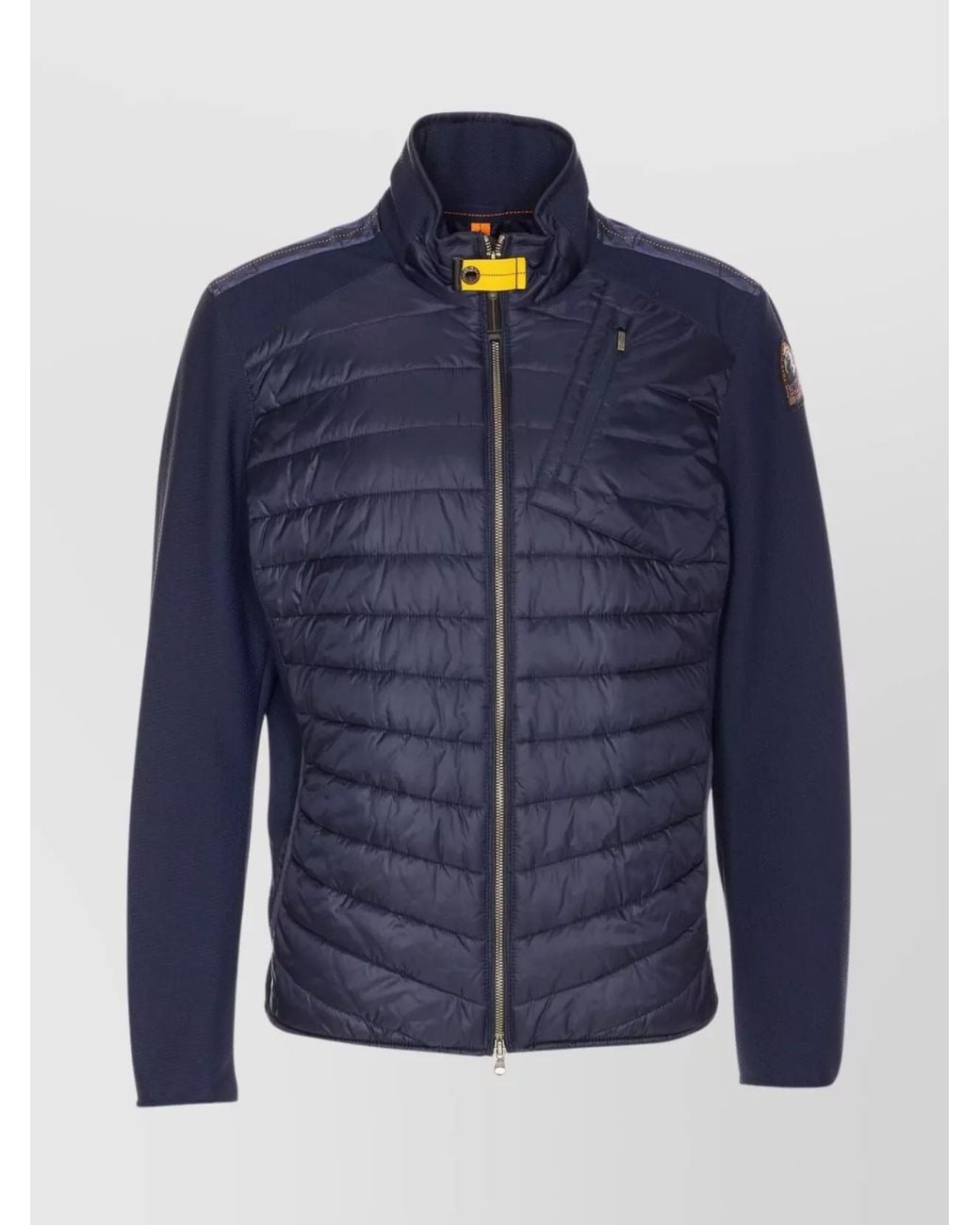 Parajumpers Blue Down Quilted Hybrid Puffer Jacket for men