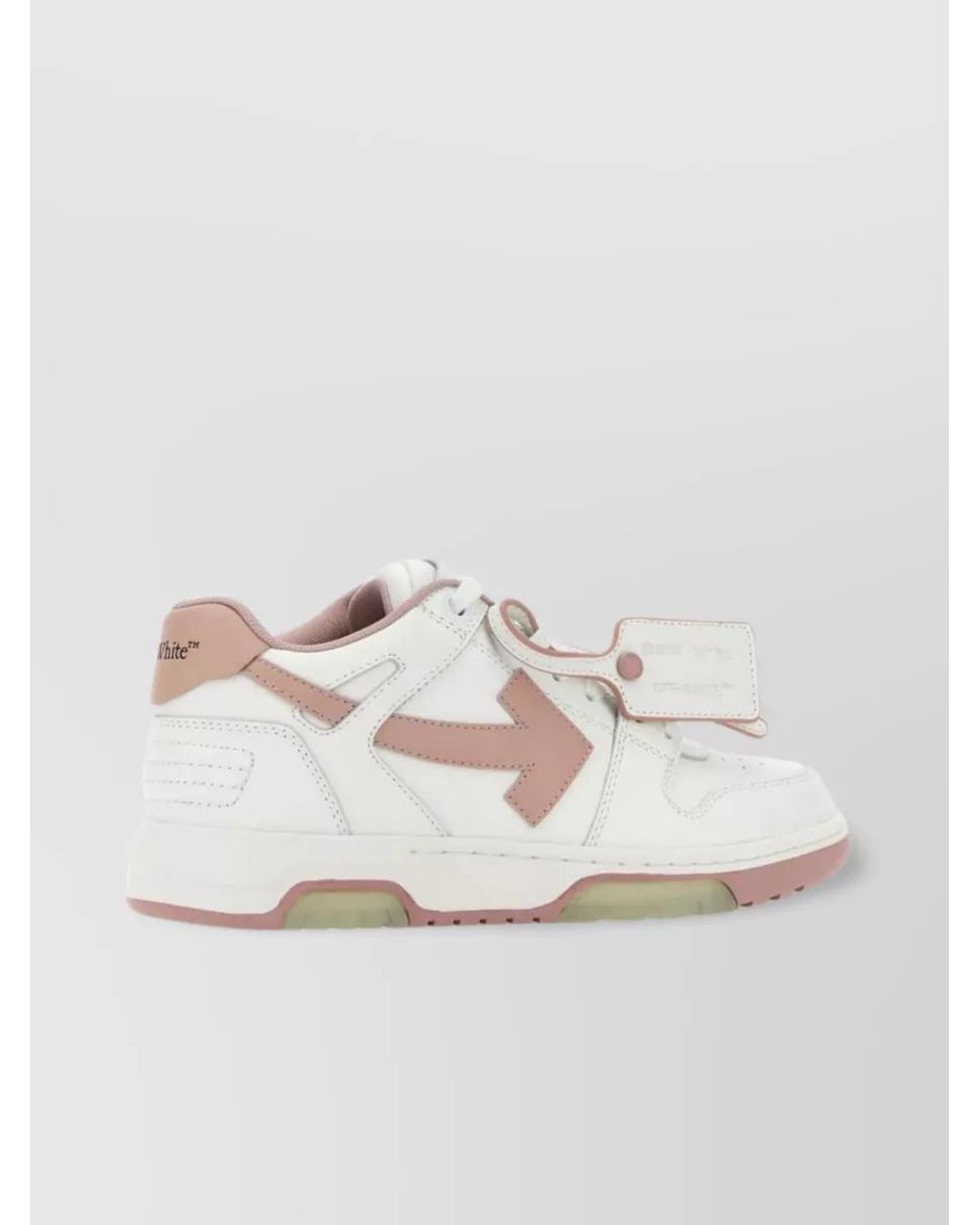 Off-White c/o Virgil Abloh White Leather Out Of Office Low-Top Sneakers