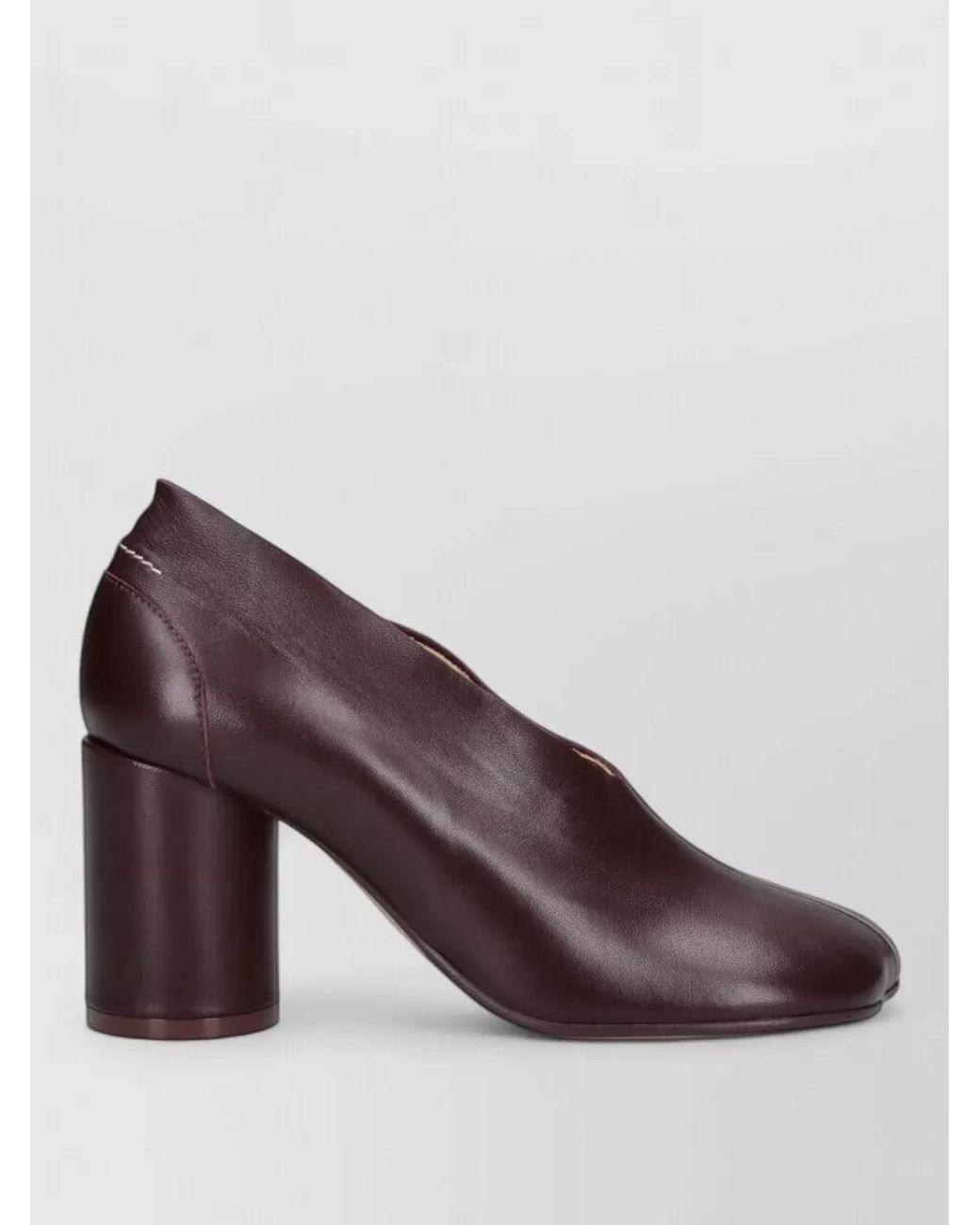MM6 by Maison Margiela Purple Nappa Leather Anatomic Court Shoes