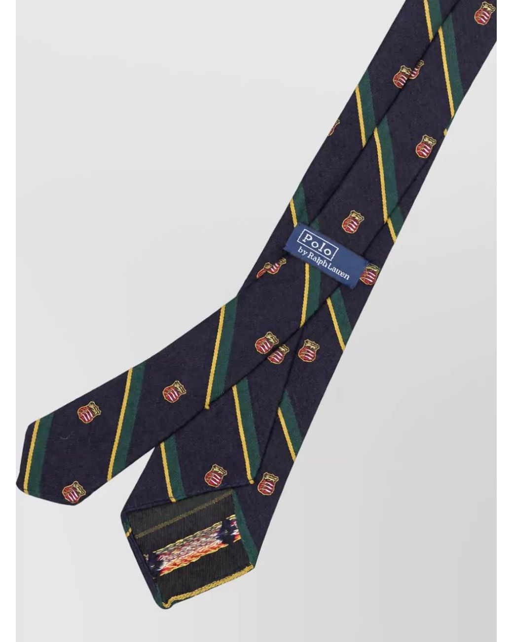Polo Ralph Lauren White Silk Wool Tie for men