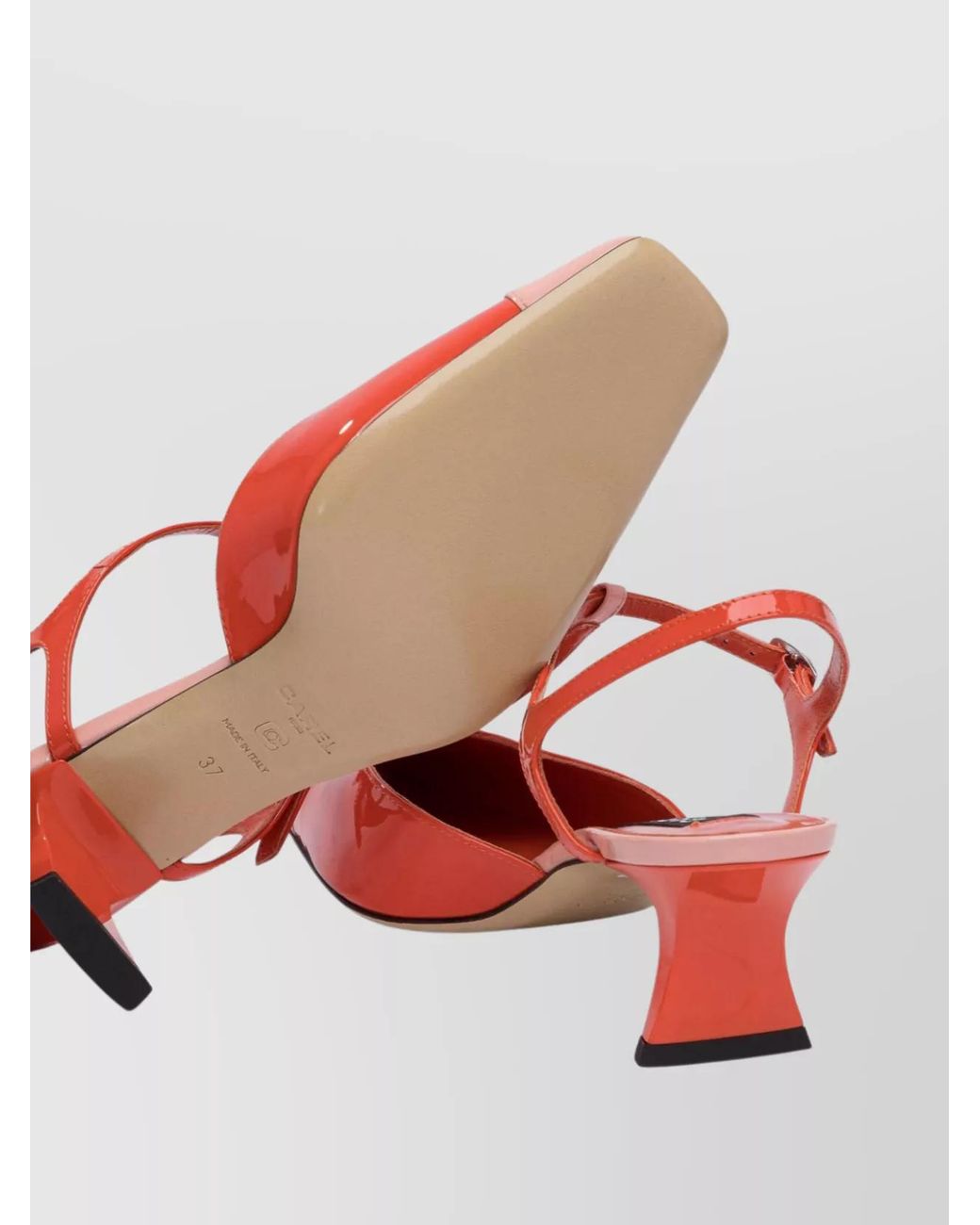 CAREL PARIS Pink Leather Sandals