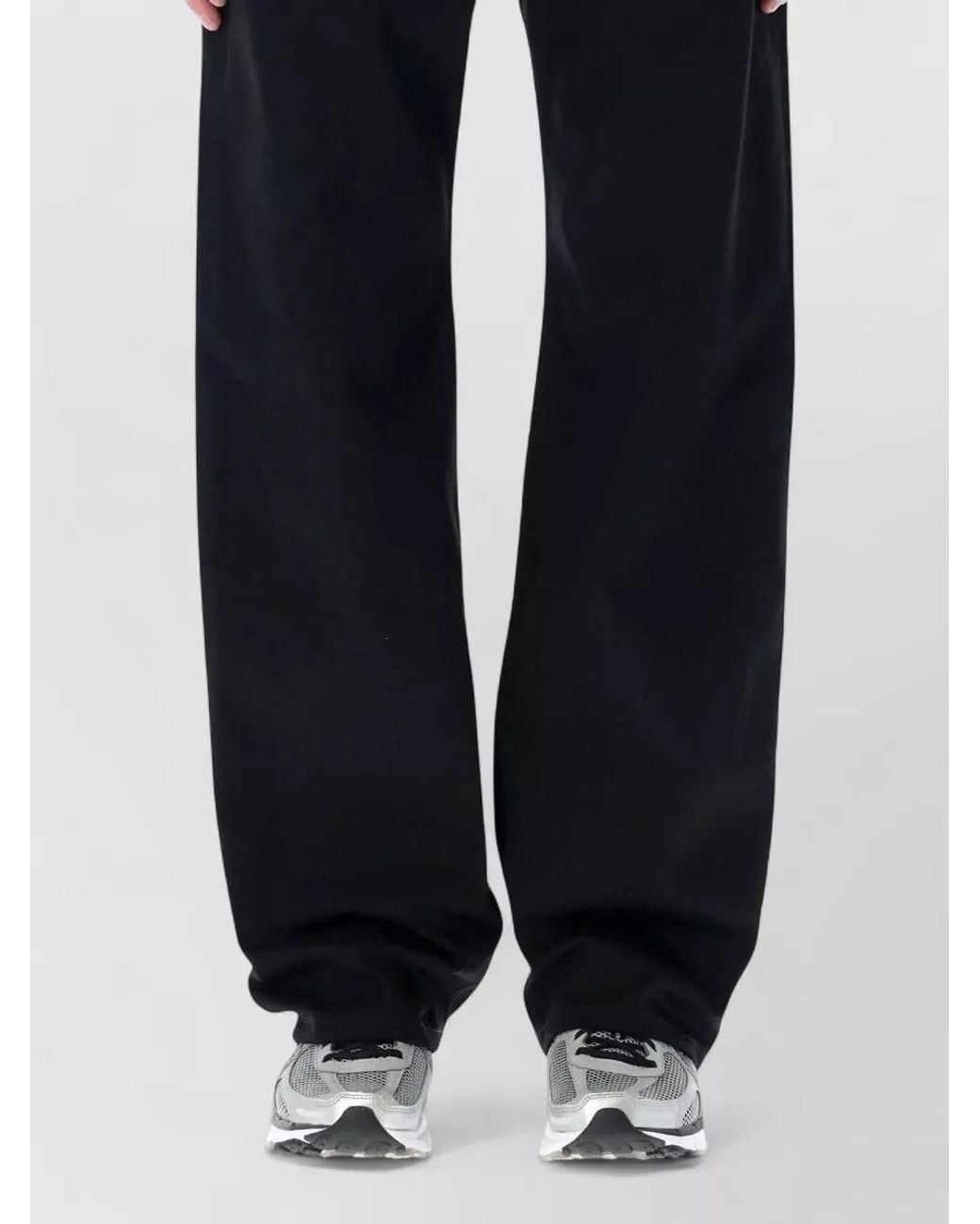 Balenciaga Blue Denim Mid-Rise Curved-Leg Jeans for men