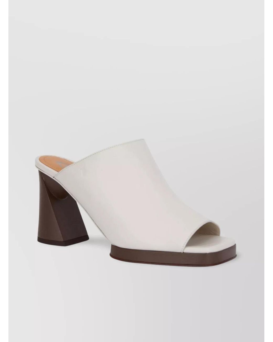 Tod's Multicolor Leather Platform Mules
