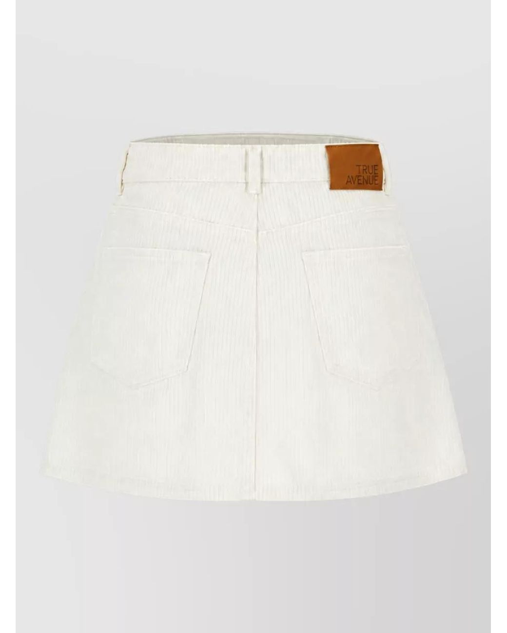 TRUE AVENUE Natural Mini Shorts