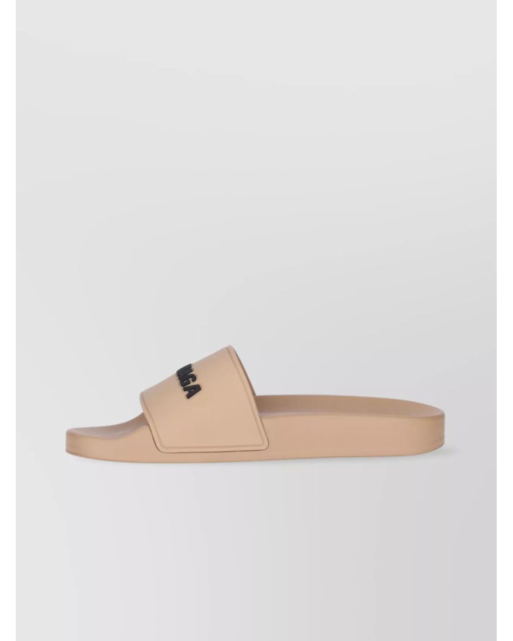 Balenciaga Natural Heeled Sandals With Flat Sole And Open Toe