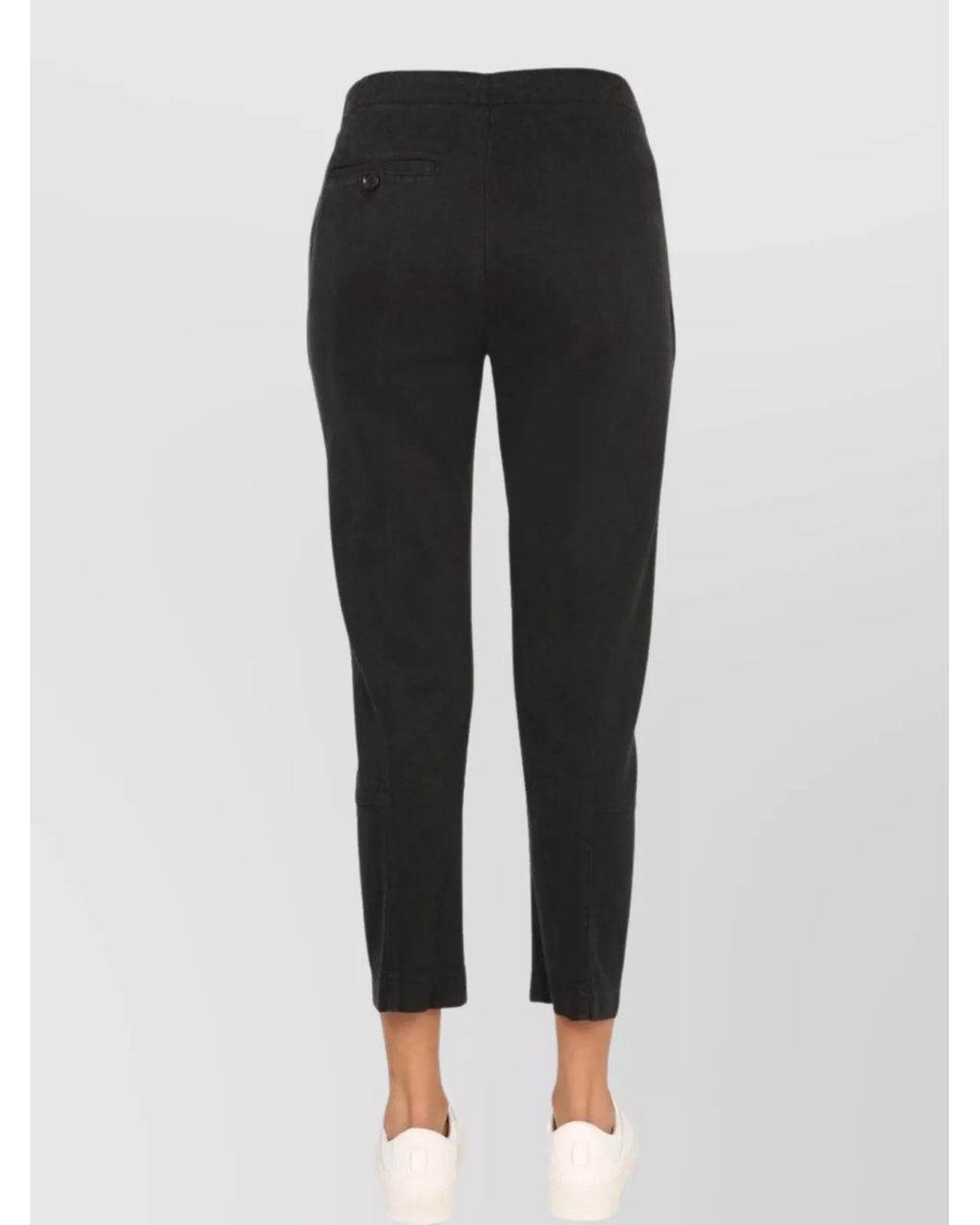 Aspesi Natural Cropped Trousers