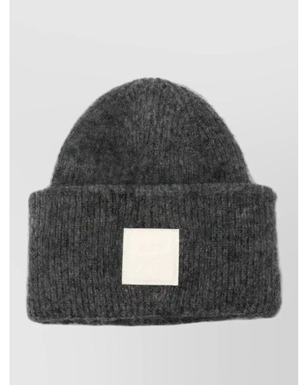 AMI Gray Mohair Beanie