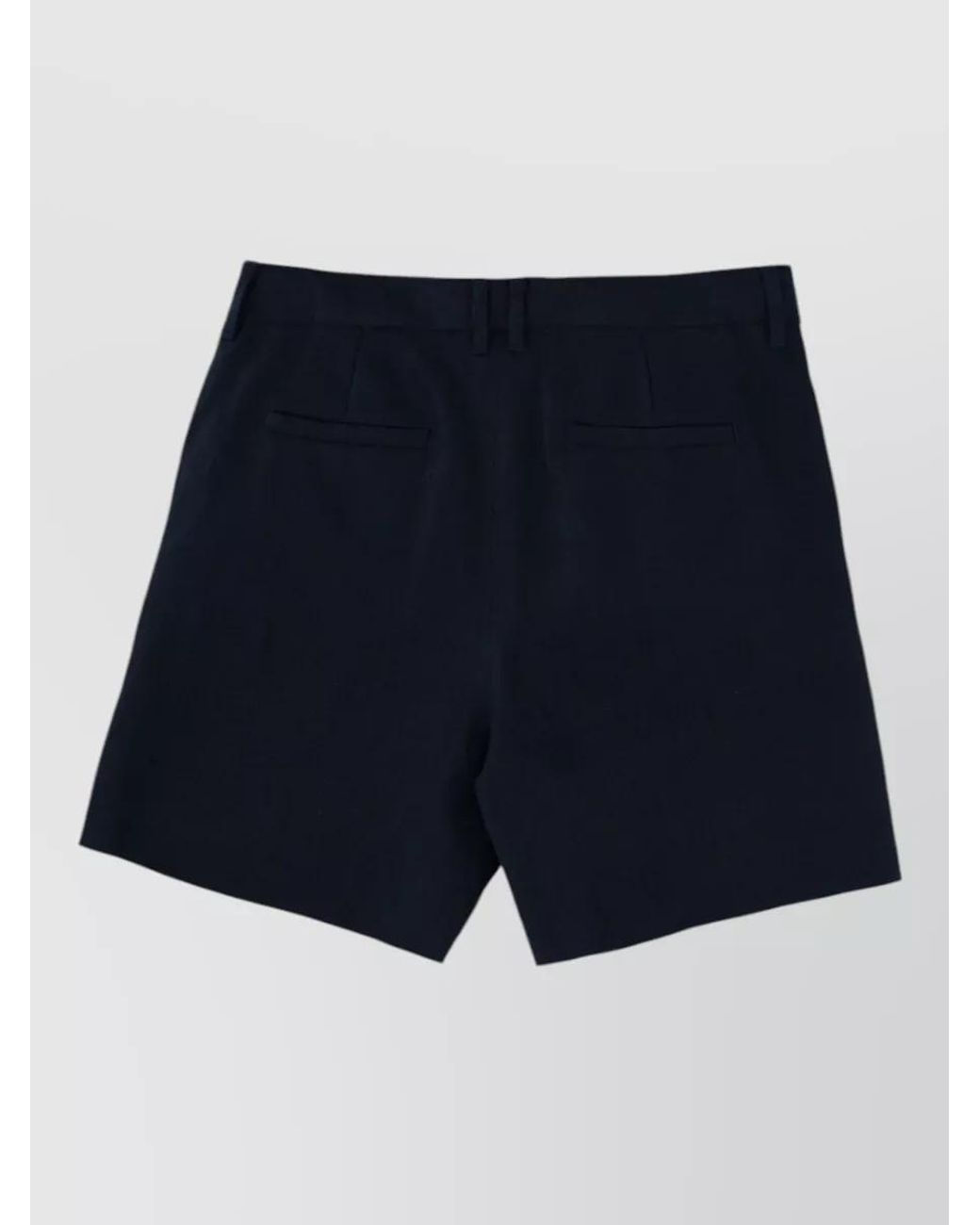 Max Mara Blue Linen Shorts