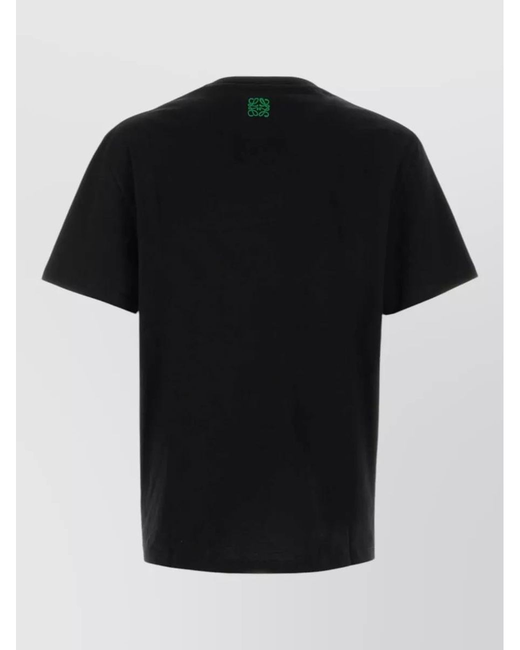 Loewe Black Cotton T-Shirt for men