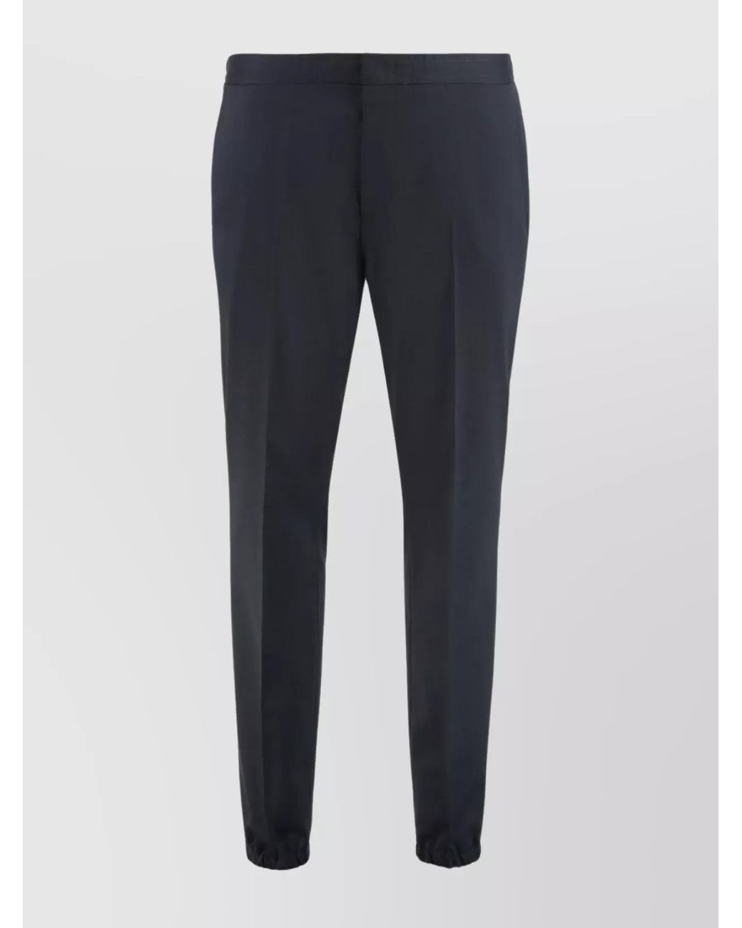 Zegna Blue Tapered Trousers for men