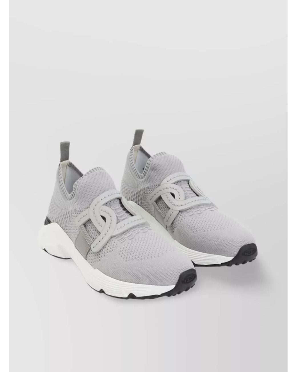 Tod's Metallic Textile Slip-On Sneakers