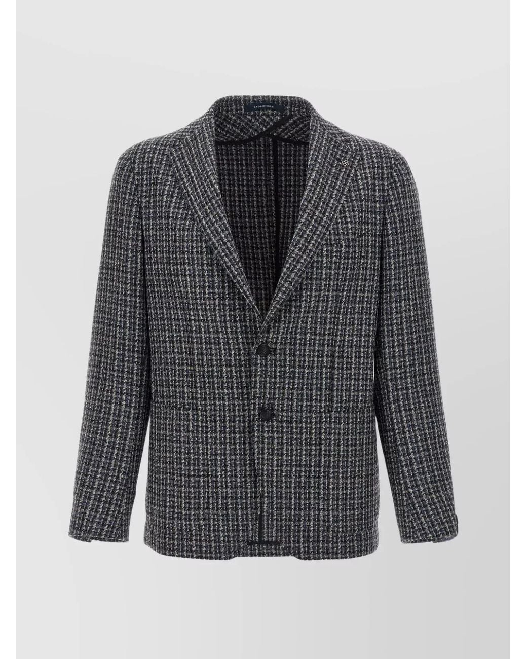 Tagliatore Gray Tweed Blazer for men