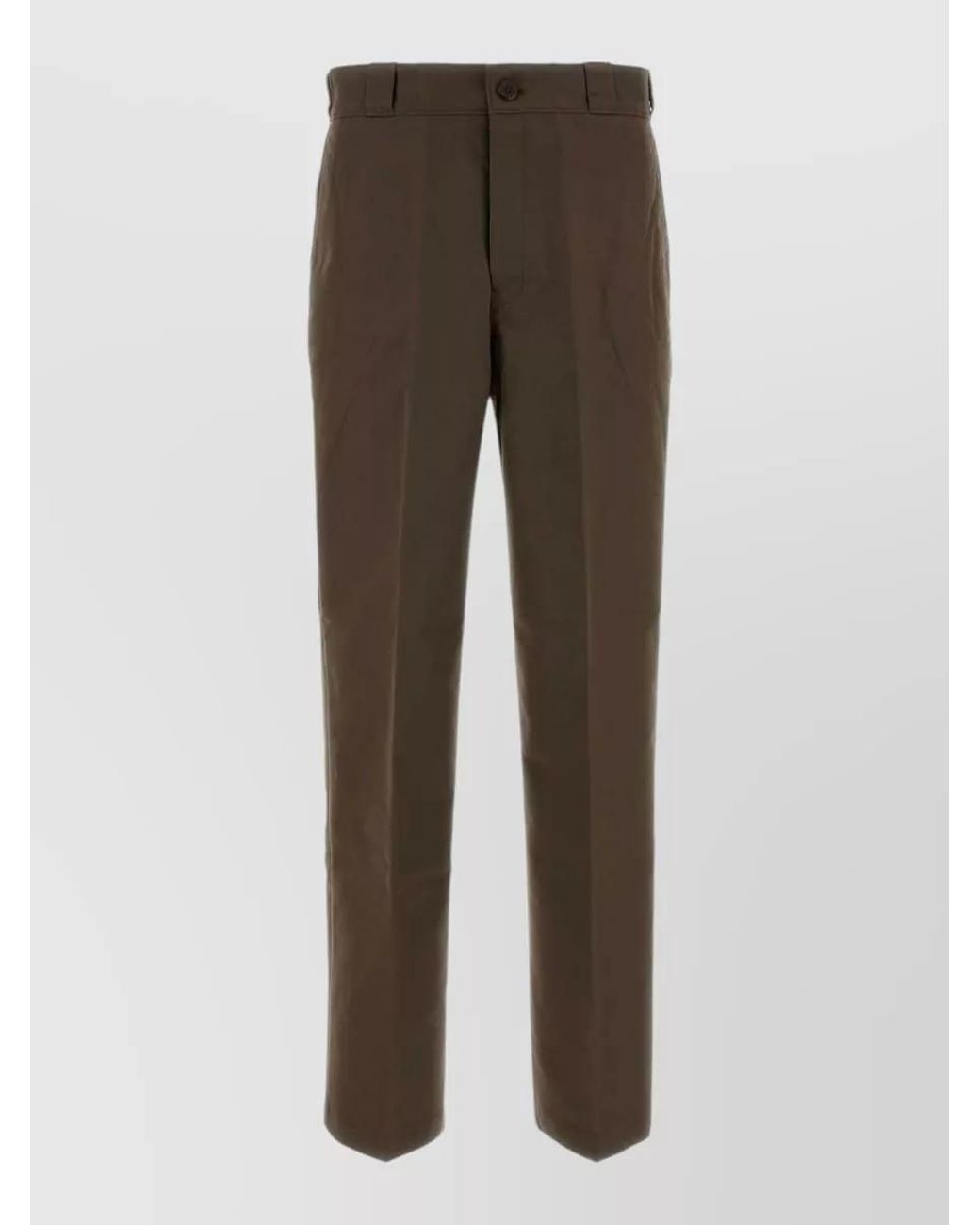 Prada Brown Wide-Leg Trousers for men