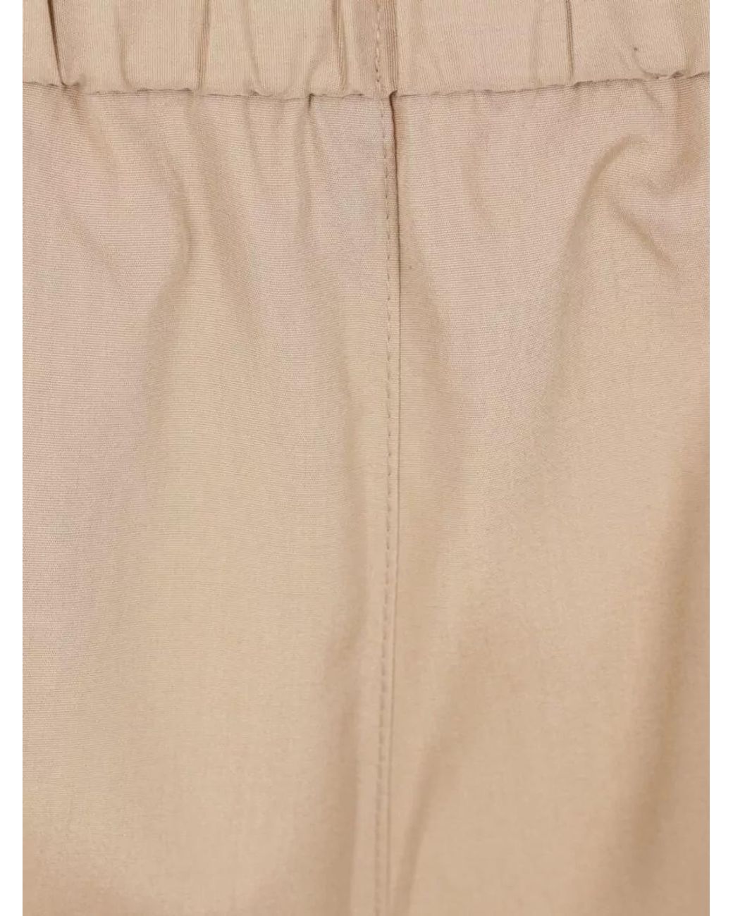 Aspesi Natural Silk Wide-Leg Trousers