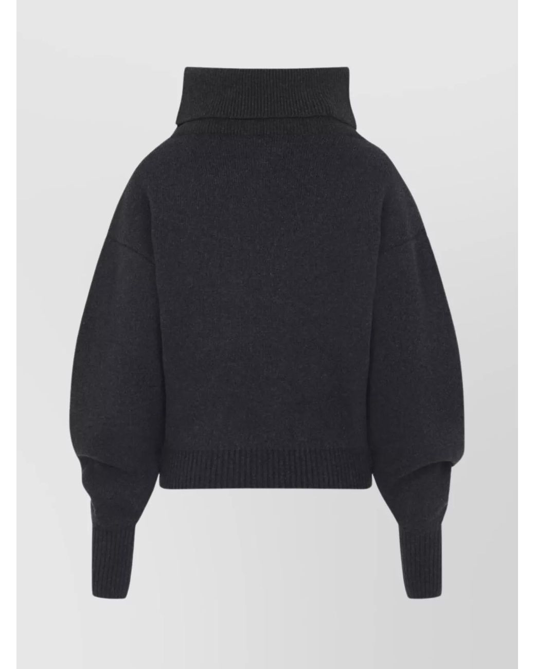 Jacquemus Blue Cashmere-Blend Ribbed Relaxed-Fit Turtleneck Jumper