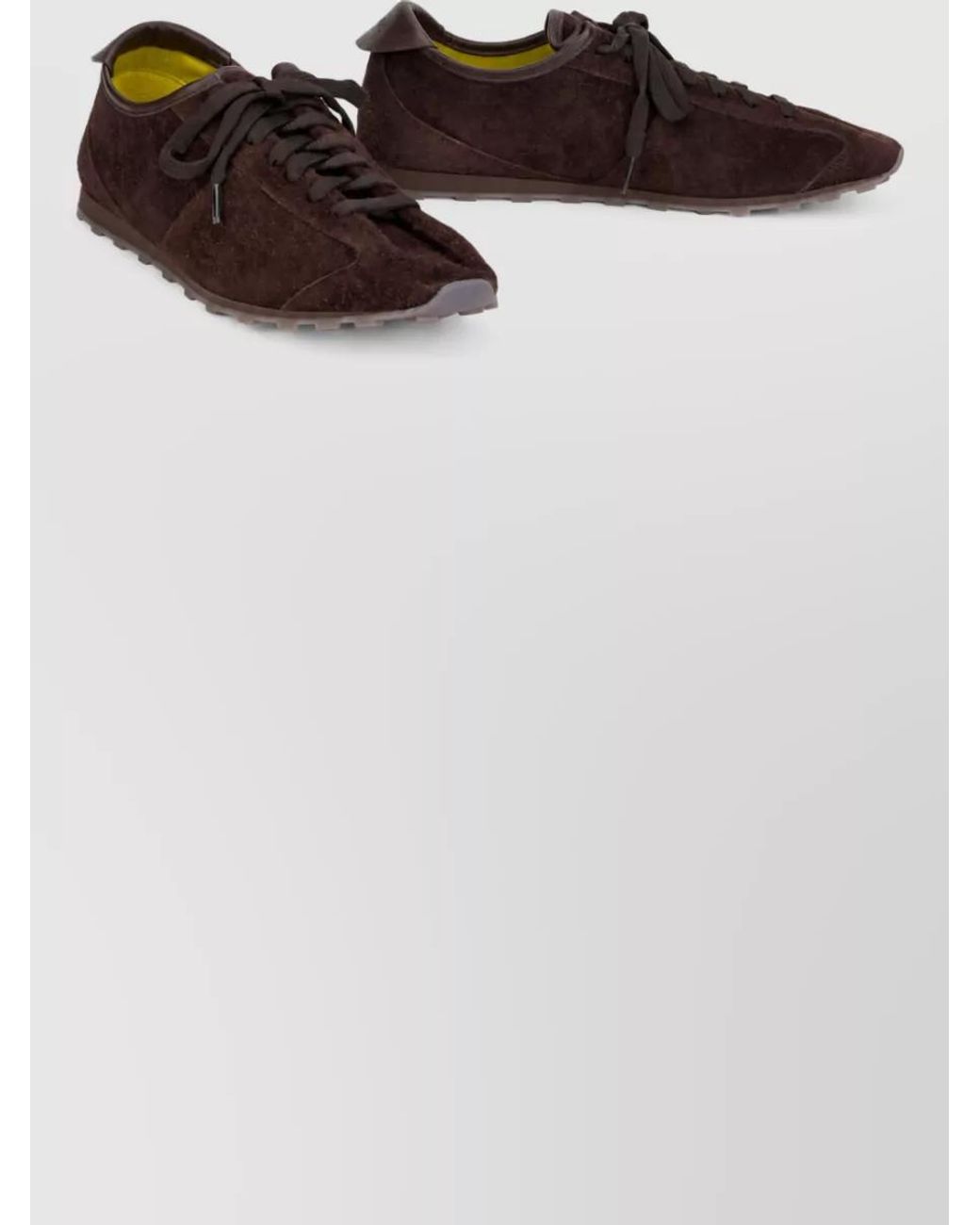 Jacquemus Black Suede Lace-Up Sneakers for men