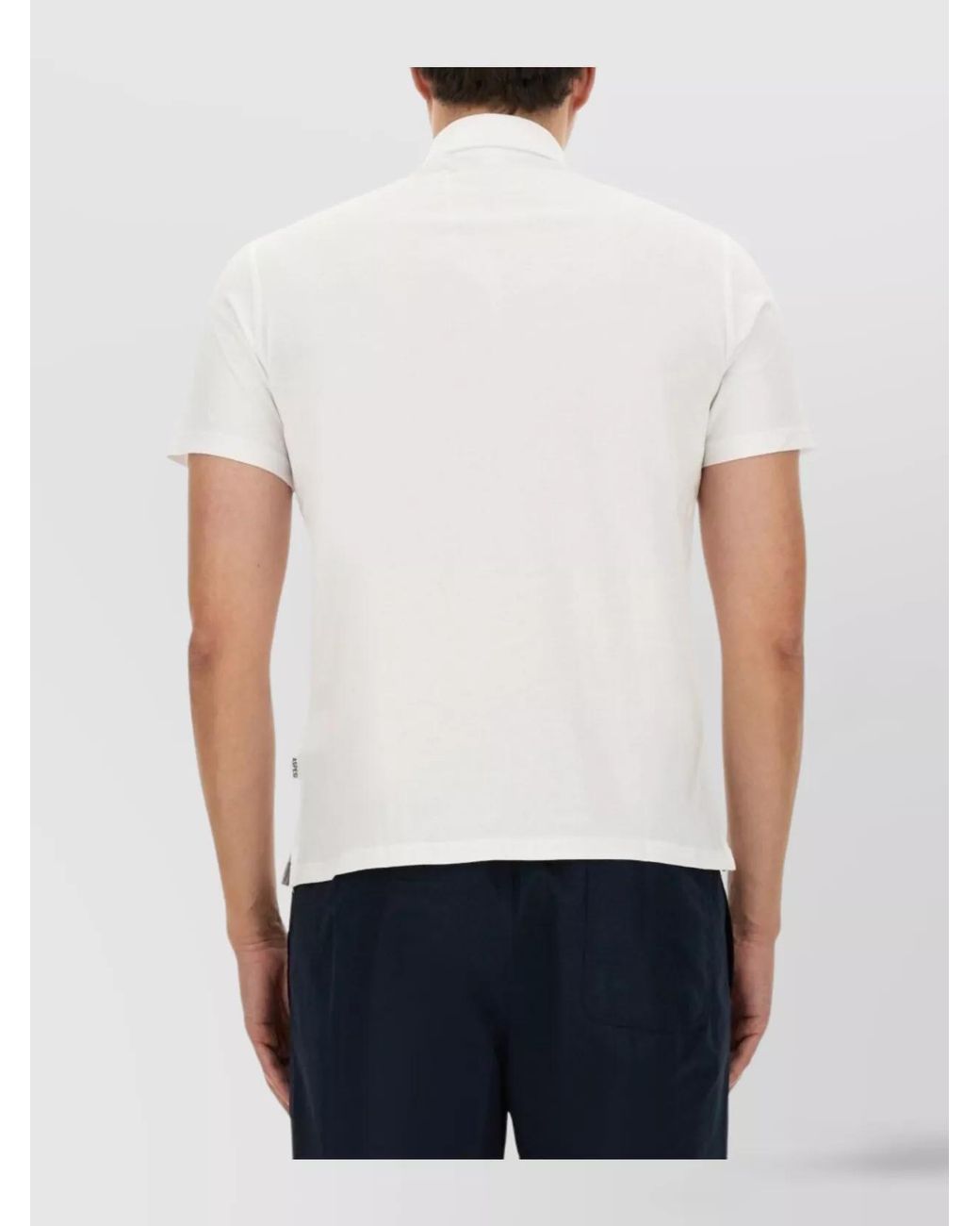 Aspesi White Piqué Polo Shirt for men