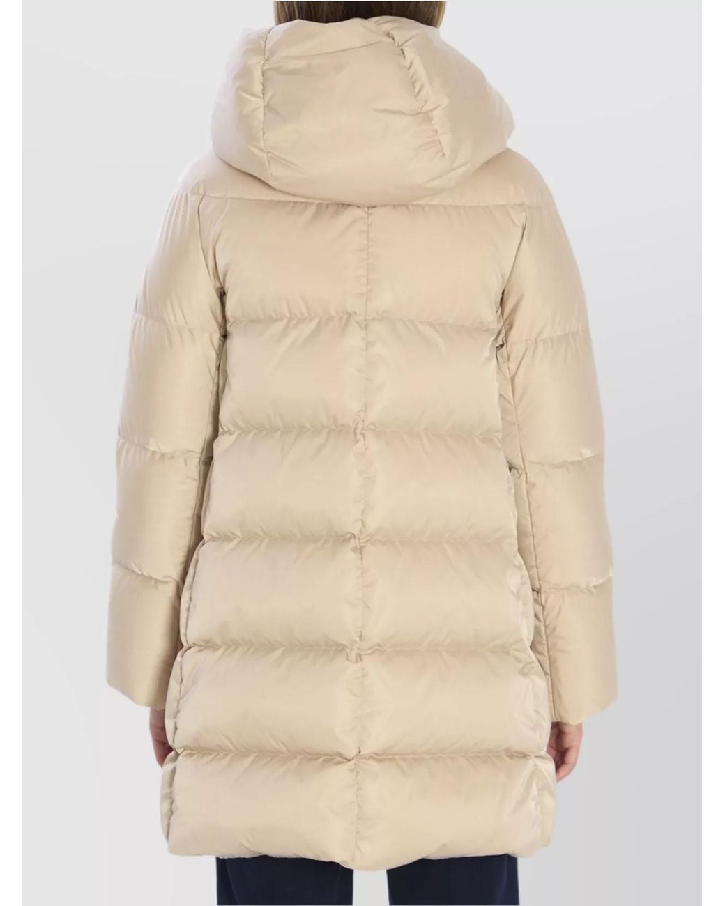 Herno Natural Down Quilted Hooded Puffer Jacket