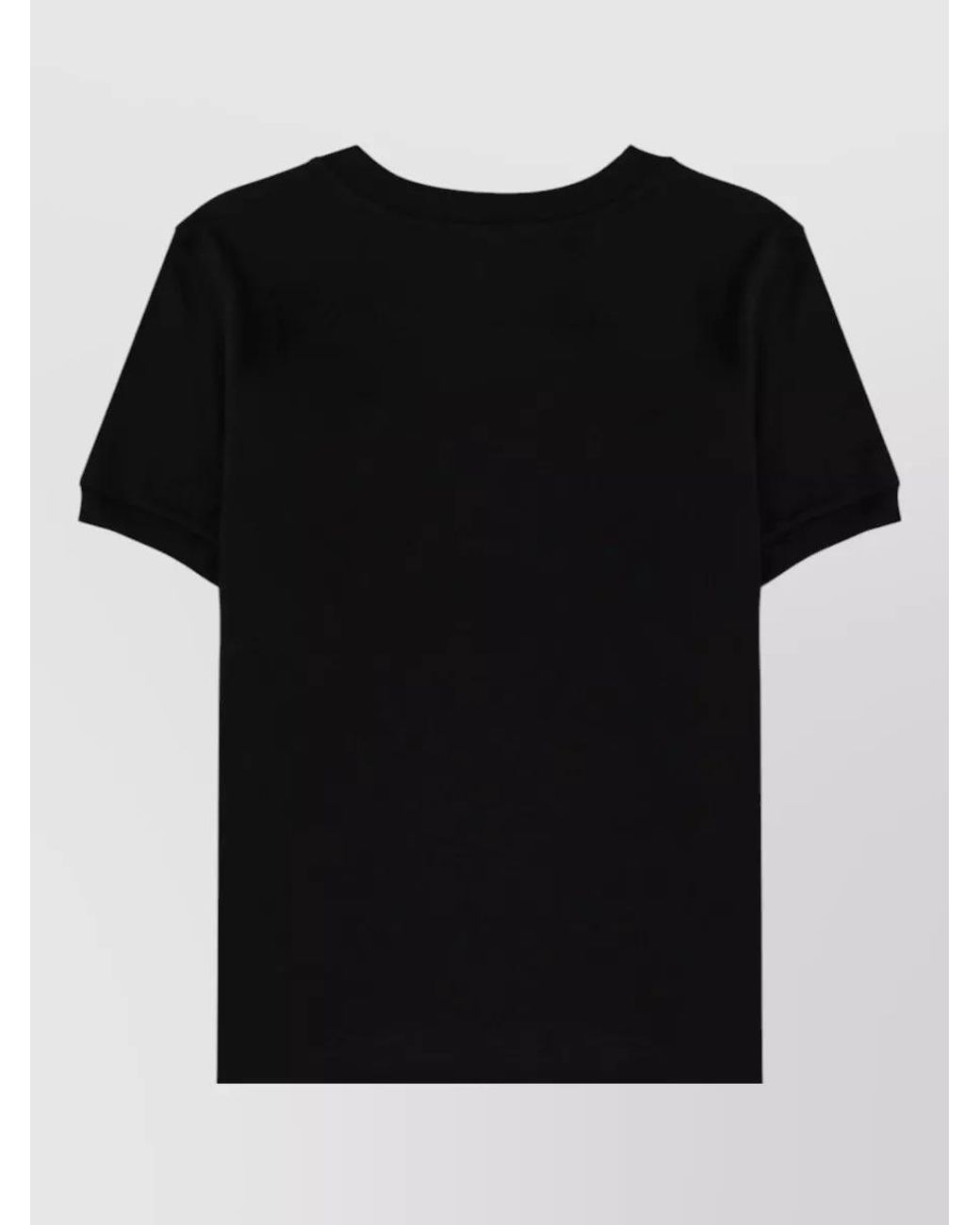 Dolce & Gabbana Black Logo-Print Short-Sleeve T-Shirt