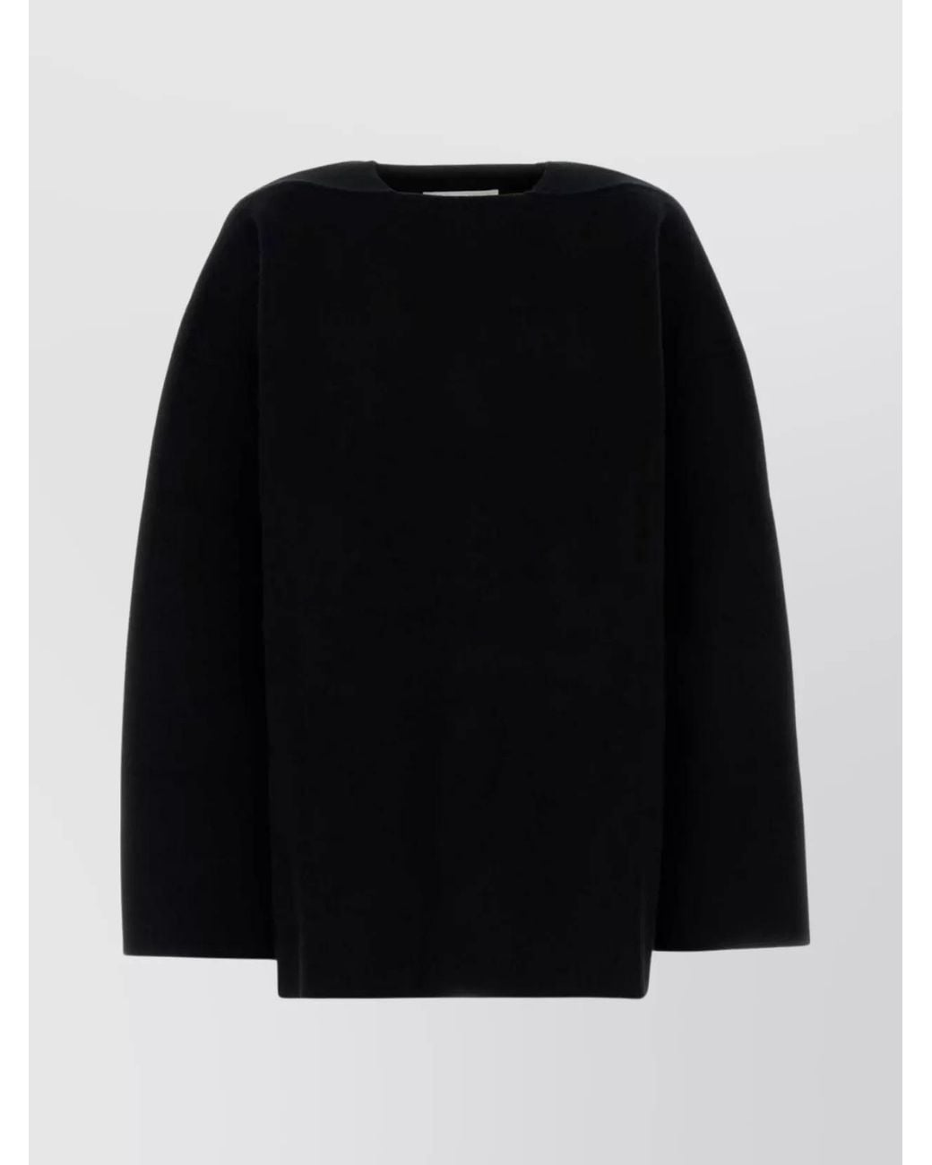 Jil Sander Black Cashmere Oversized Jumper