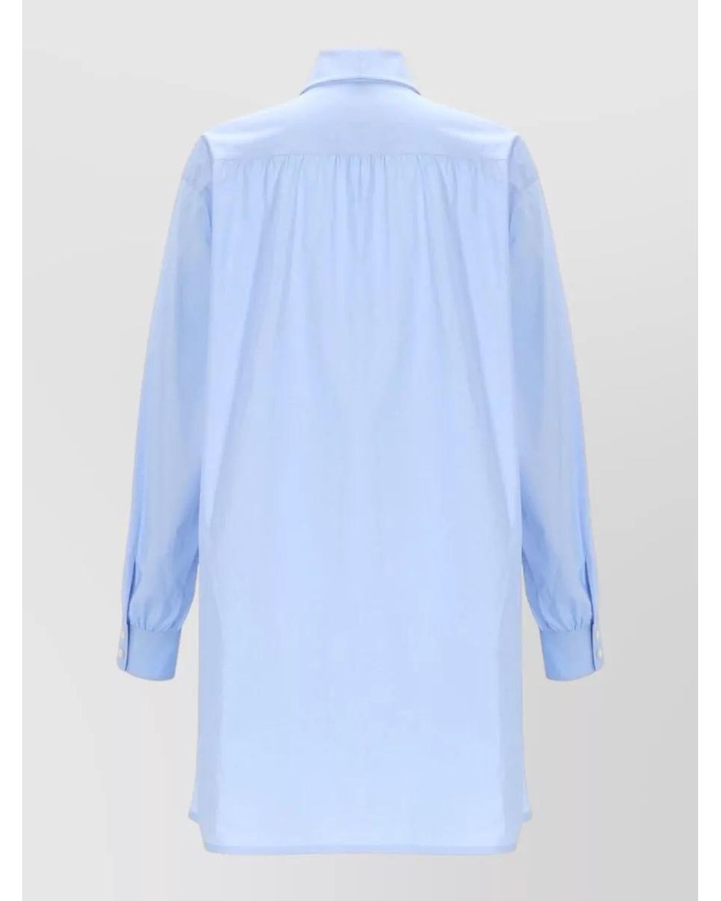 Moschino Blue Bow-Detailed Mini Dress