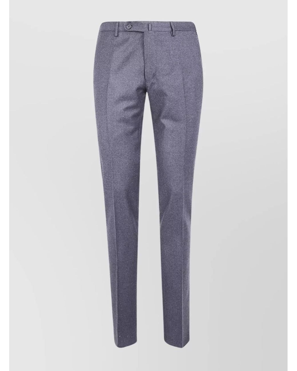 Incotex Blue Slim-Fit Tailored Trousers for men