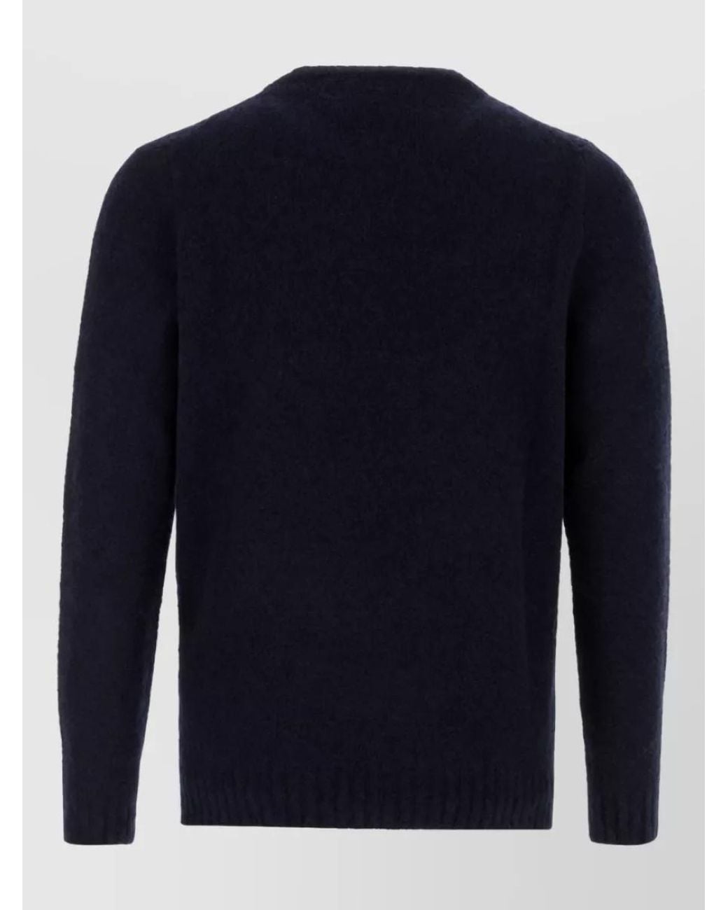Fedeli Blue Cashmere Wool Blend Jumper for men