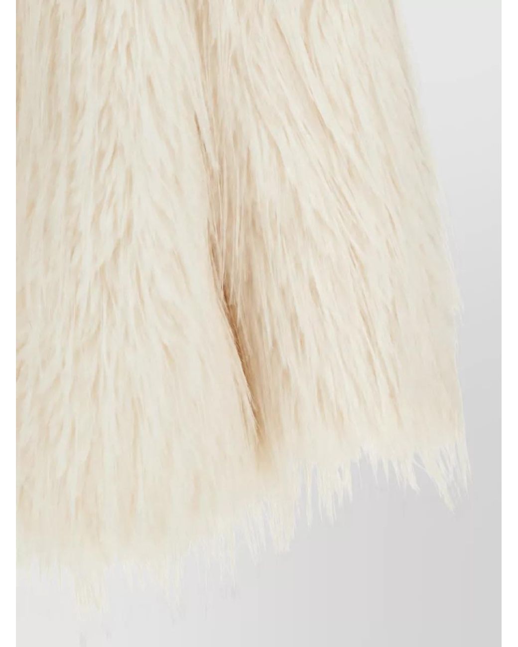 Loulou de Saison Natural Faux Fur Long-Haired Relaxed-Fit Coat