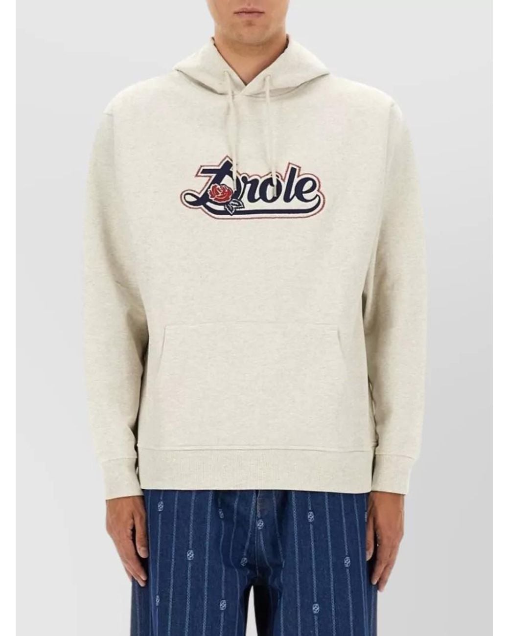 Drole de Monsieur Natural Cotton Hoodie for men