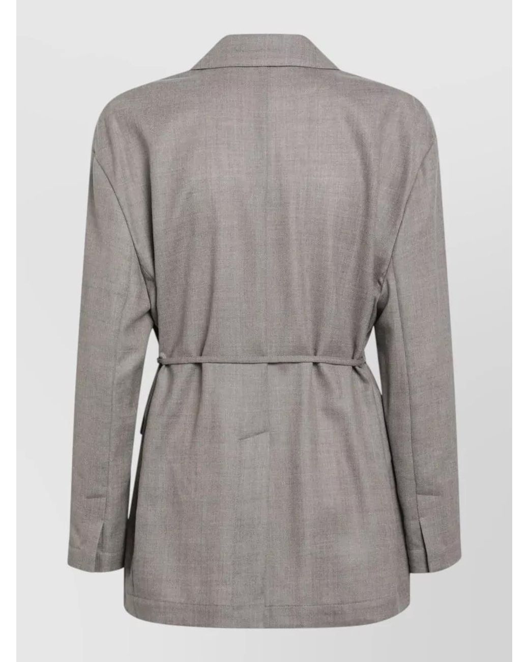 Brunello Cucinelli Gray Blazer