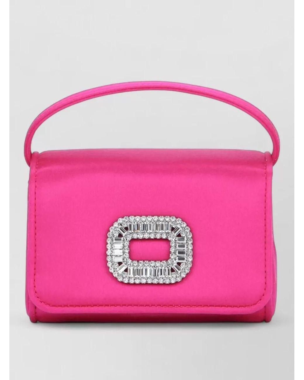 Roger Vivier Pink Pilgrim Nano Shoulder Bag