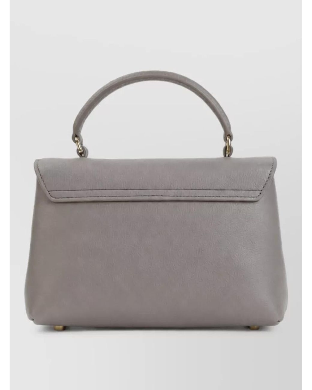 Céline Gray Calfskin Leather Shoulder Bag