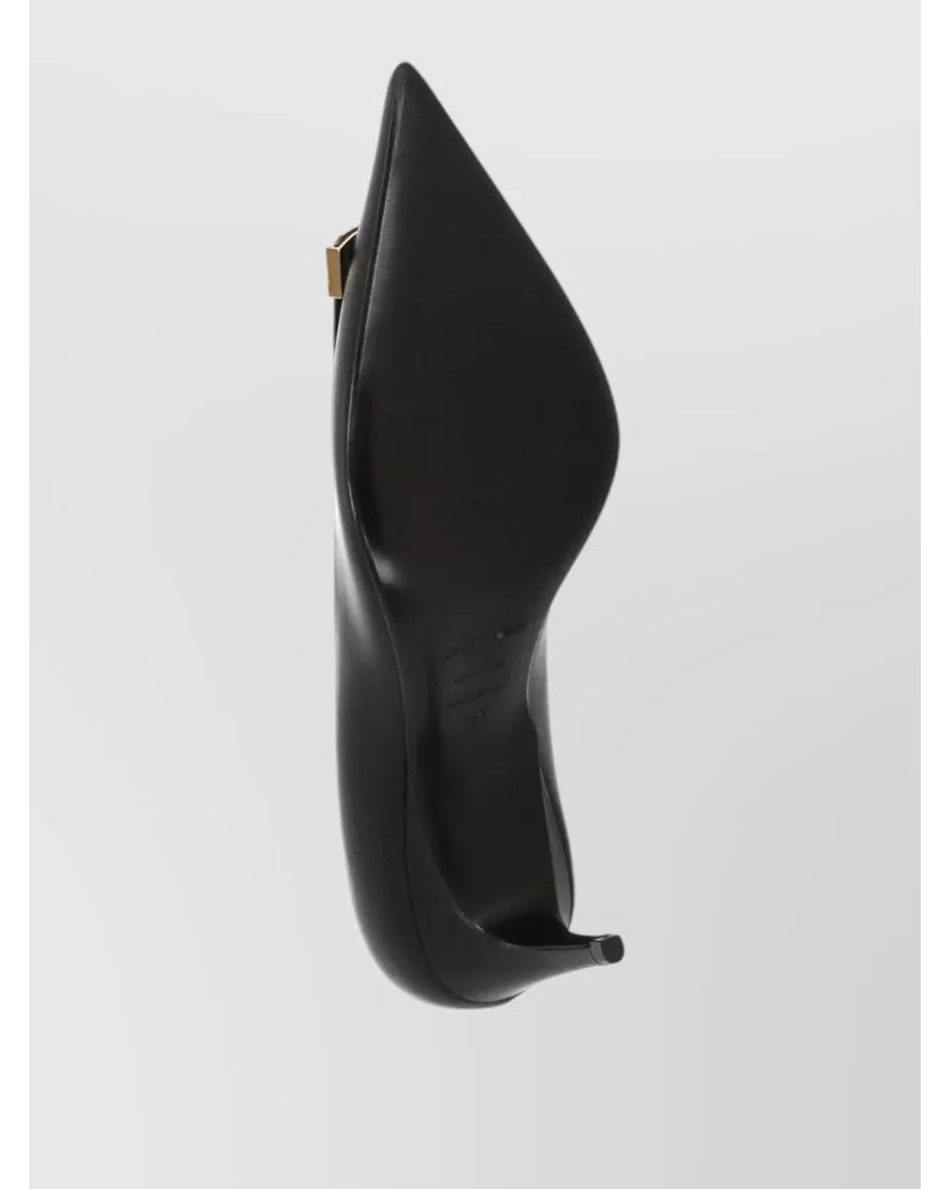 Sergio Rossi Black Leather High Heel Pumps