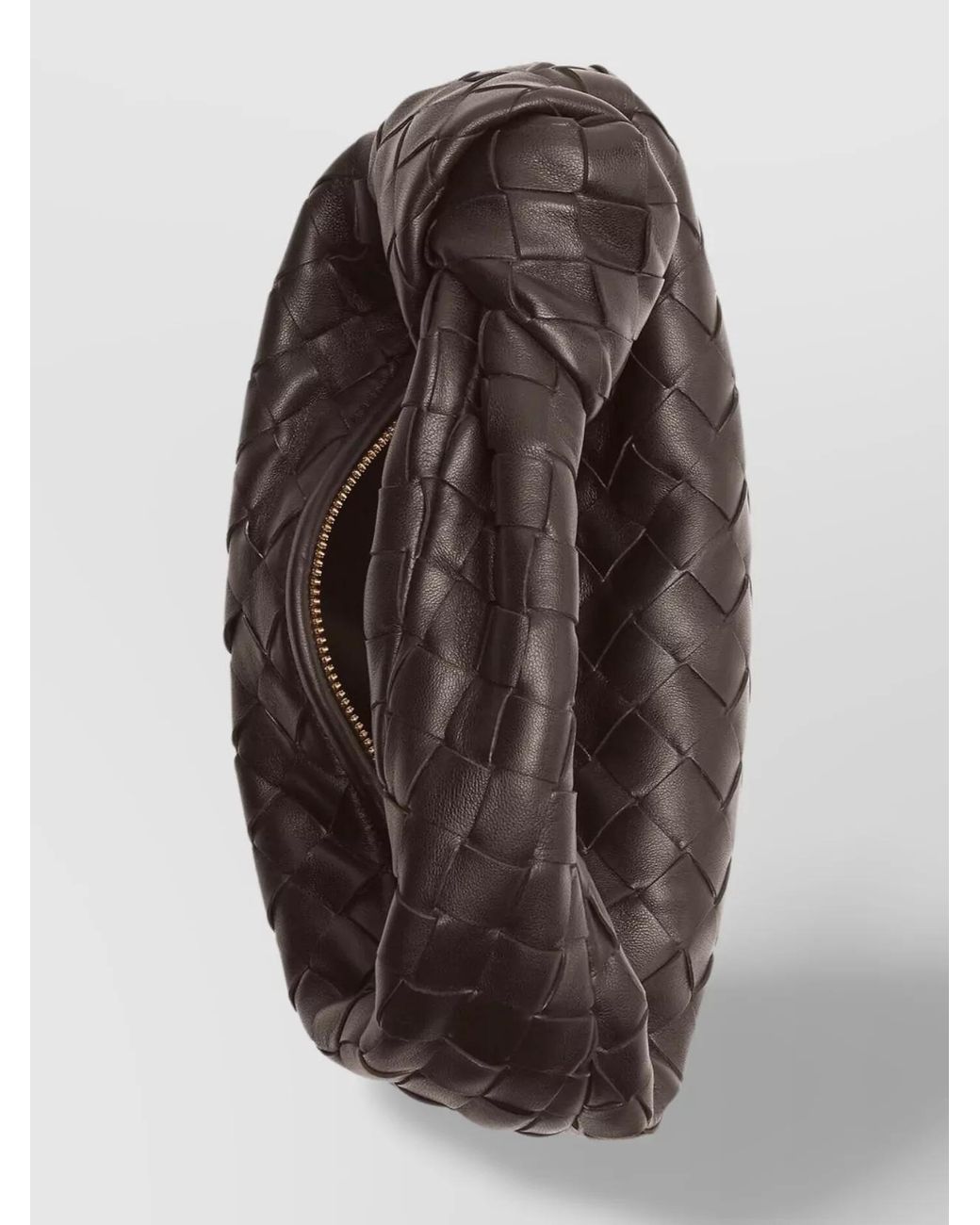 Bottega Veneta Brown Mini Jodie Leather Shoulder Bag