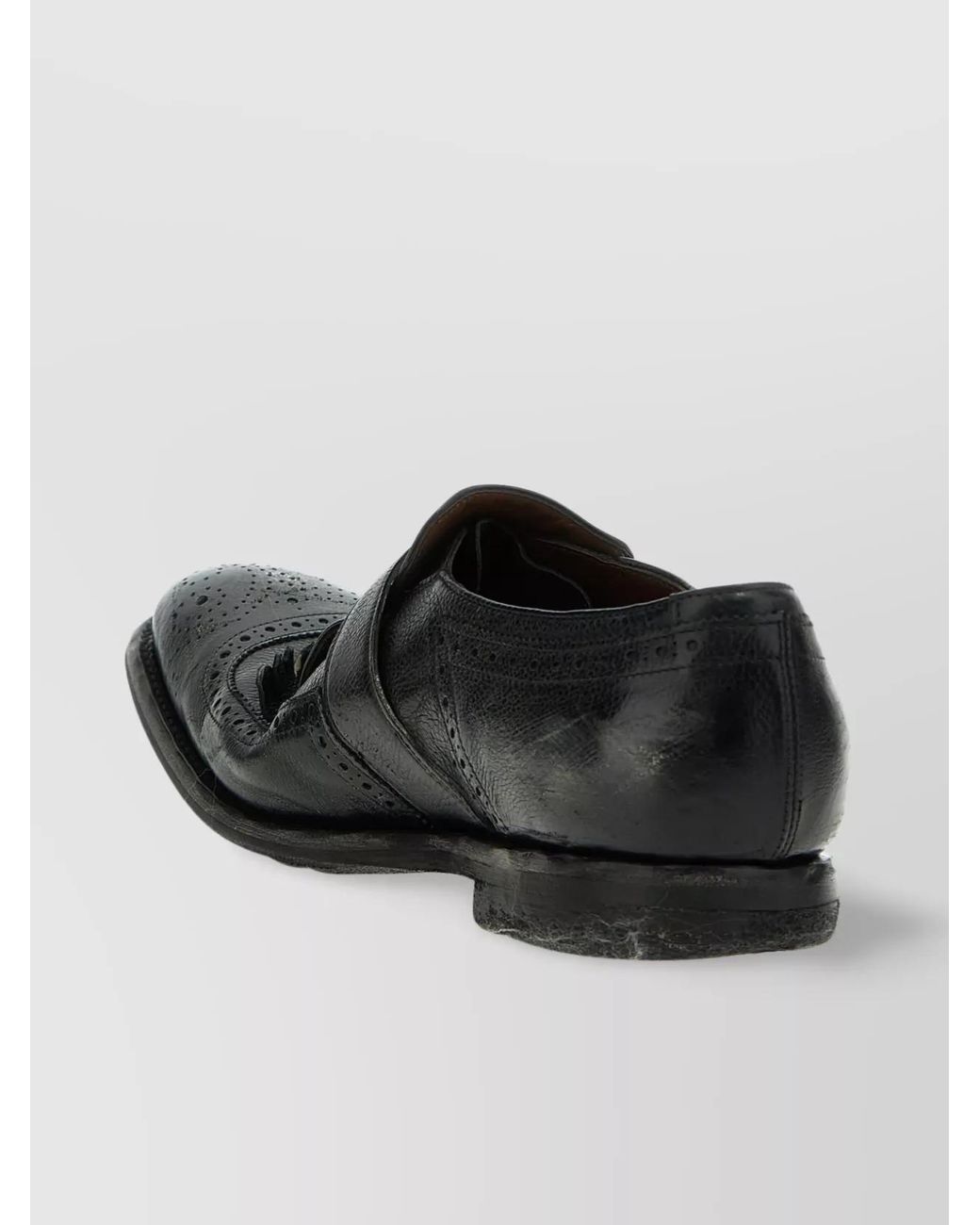 Church's Black Leather Loafers for men