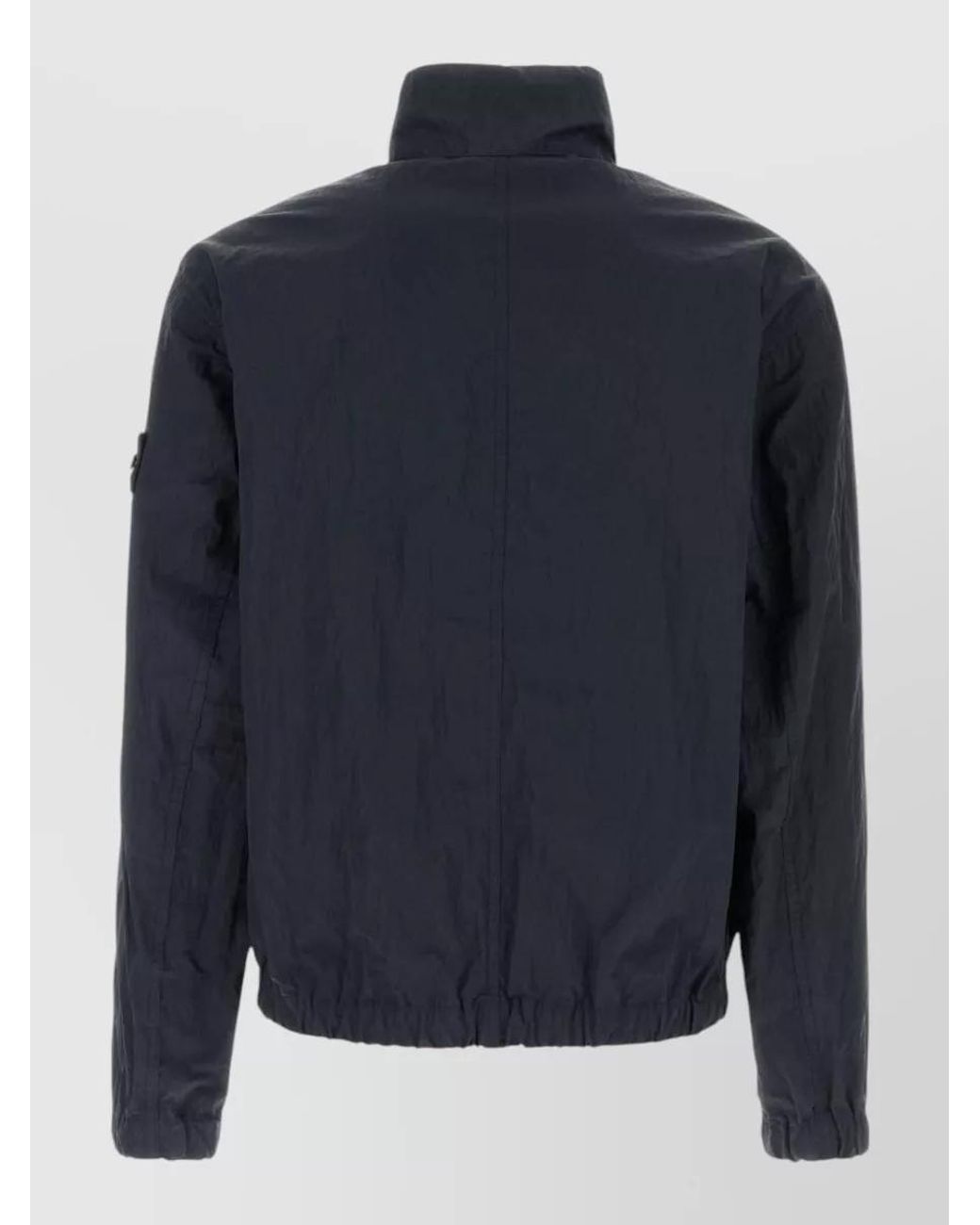 Stone Island Blue Nylon Padded Coat for men