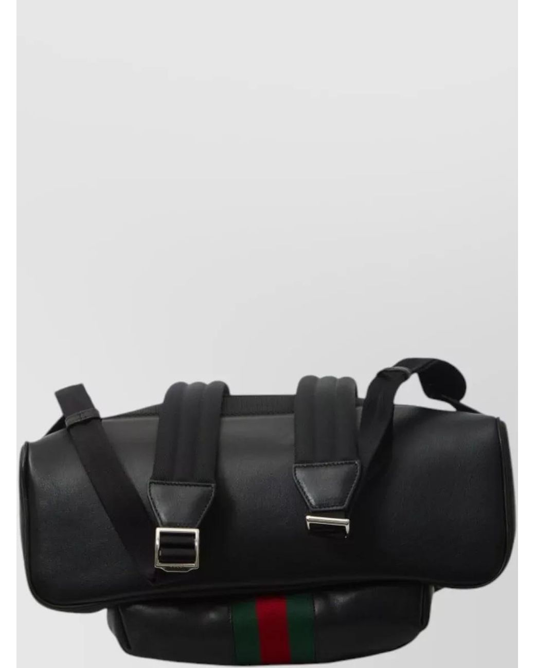 Gucci Black Leather Backpack for men