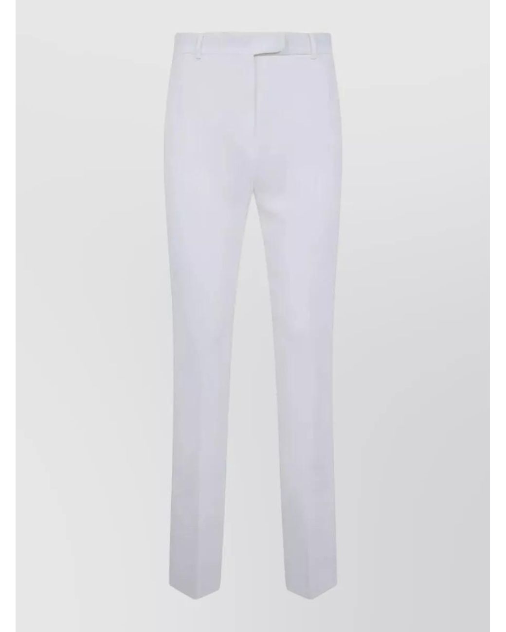 Max Mara White Jerta Tailored Trousers