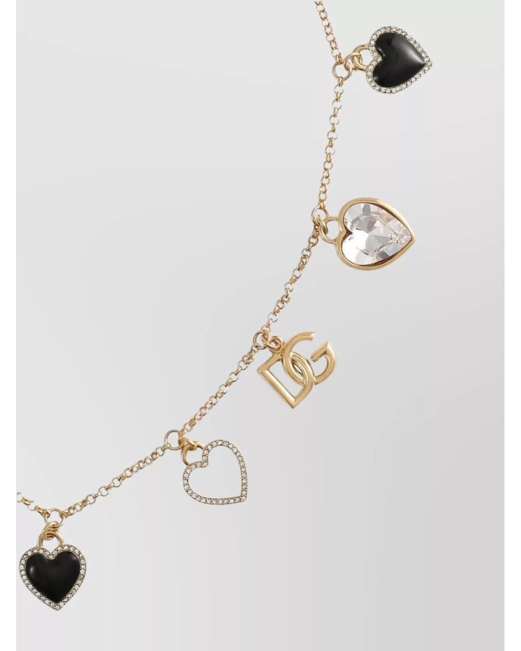 Dolce & Gabbana Natural Glass Heart Necklace