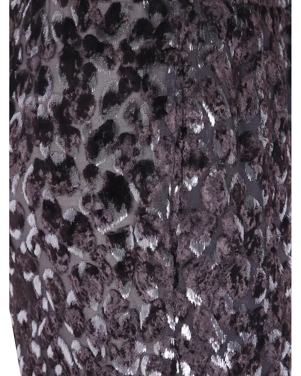 Pierre Louis Mascia Gray Silk Cropped Trousers
