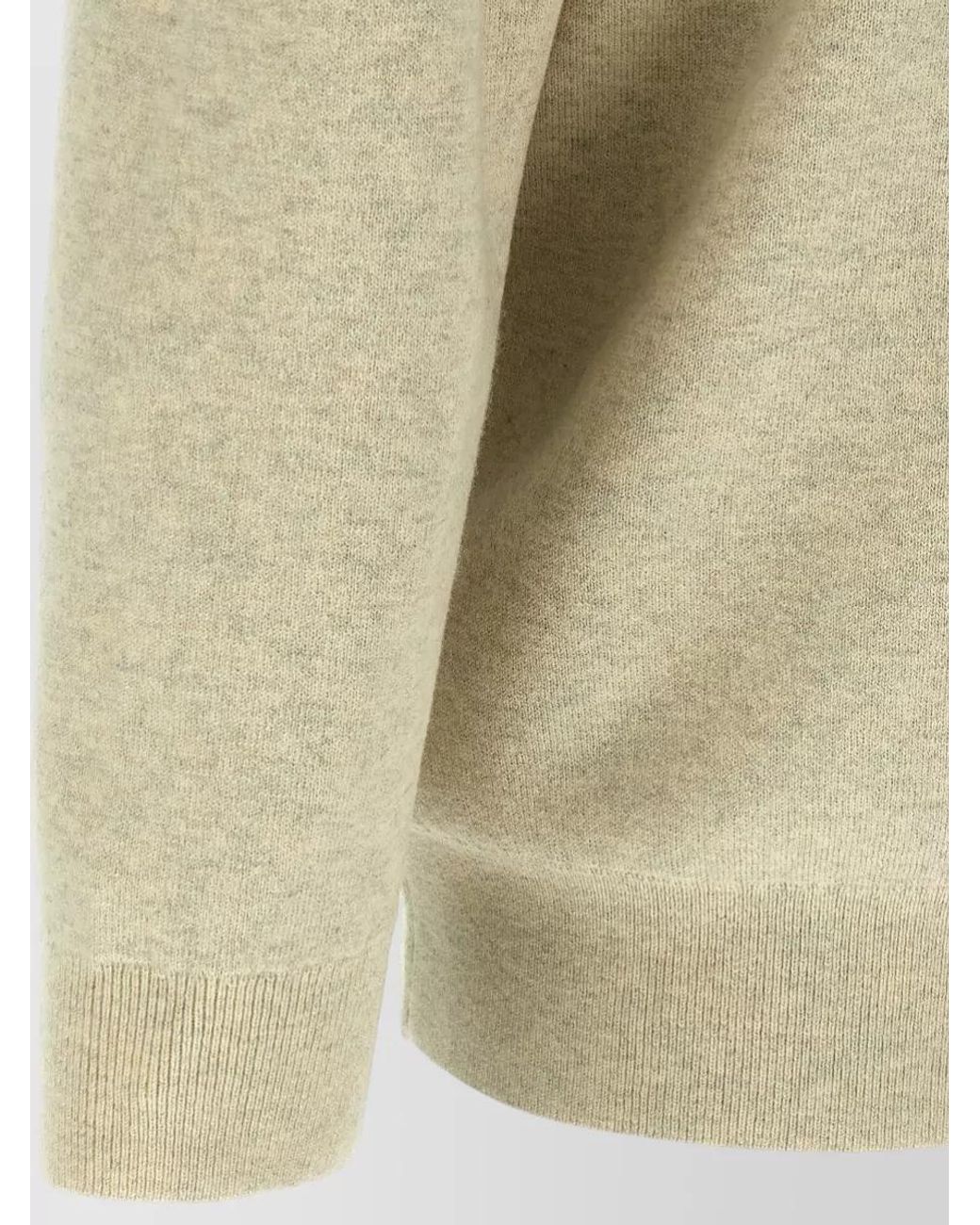 Isabel Marant Natural Curtis V-Neck Logo-Knit Cardigan for men